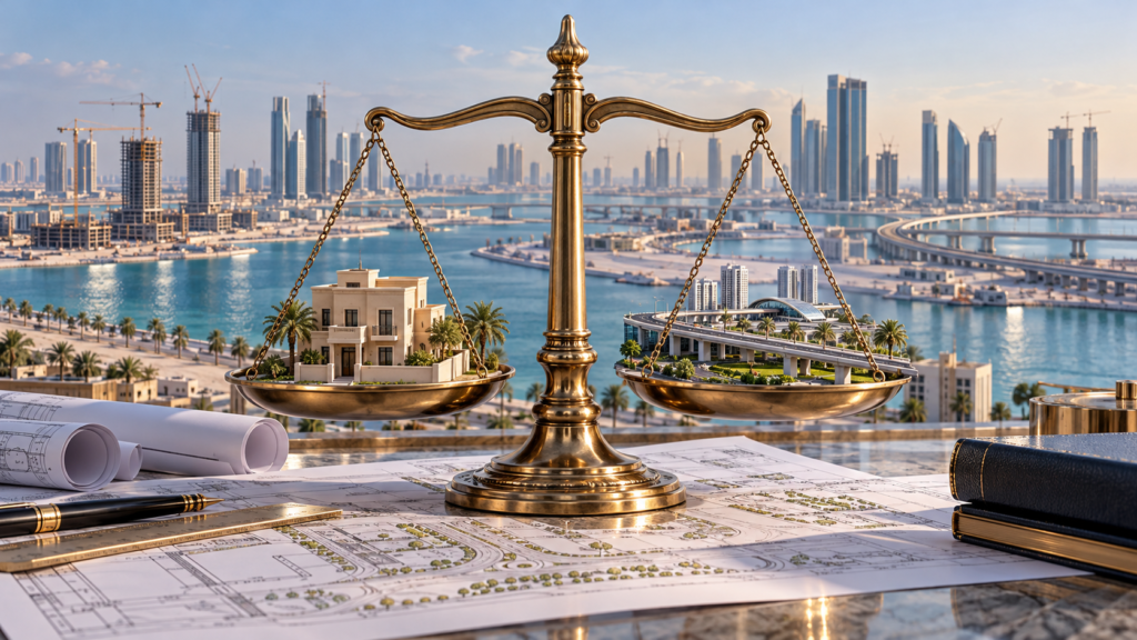 المشروعات العامة بين حق الدولة في استرداد أراضيها وحق الأفراد في جبر الضرر ميزان العدالة بين المباني الخاصة والمشروعات العامة أمام مدينة ساحلية